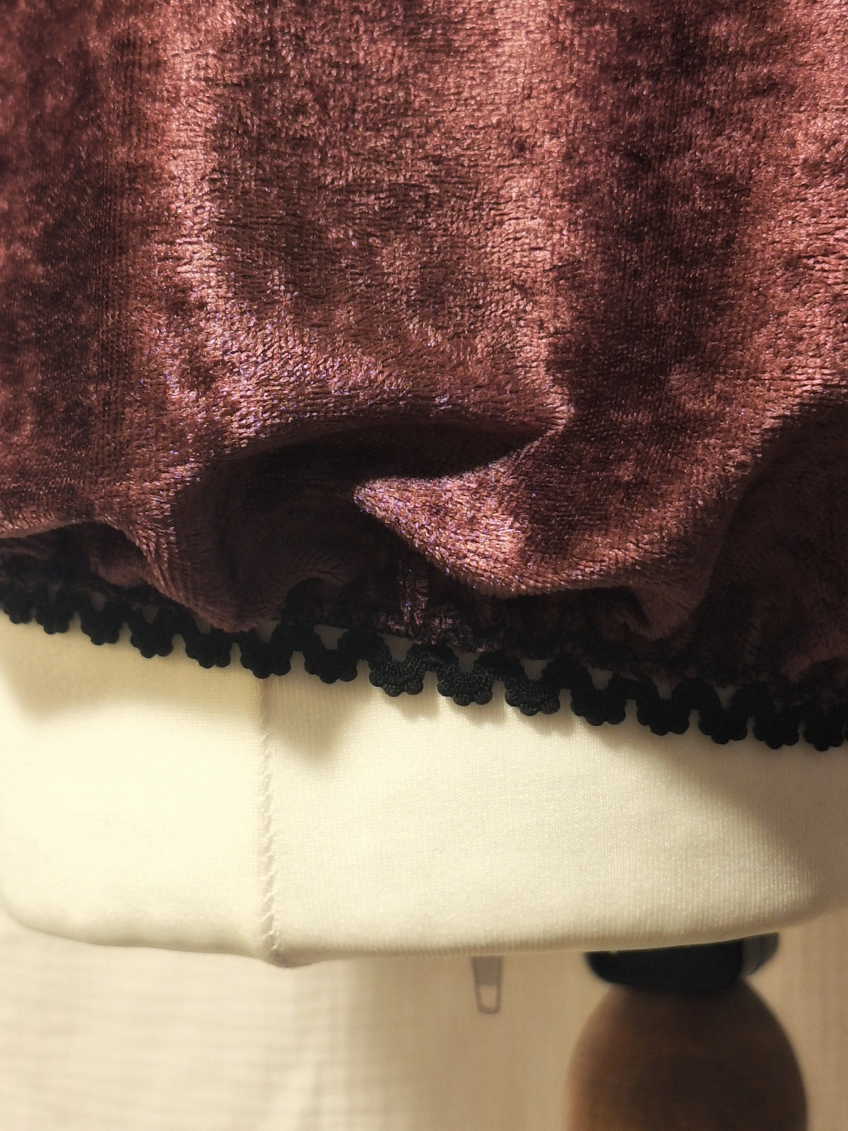 Welurowe bloomersy M/L
