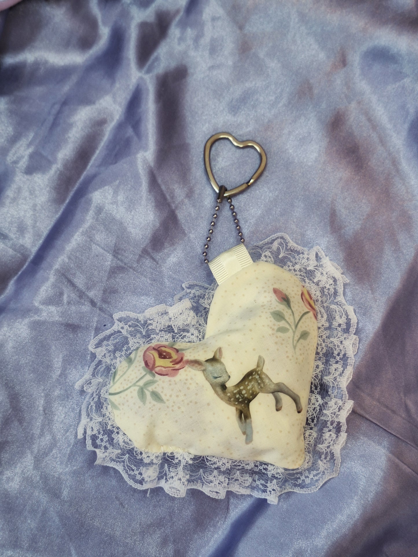 Pluszowy brelok serduszko