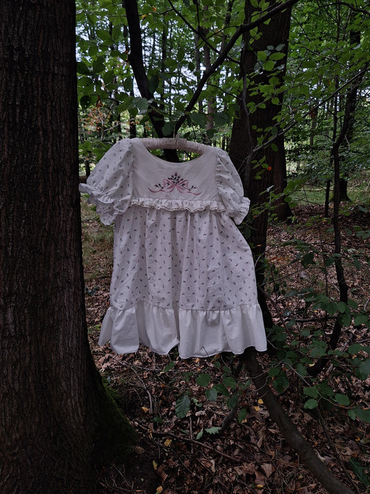 Sukienka babydoll w kwiatki