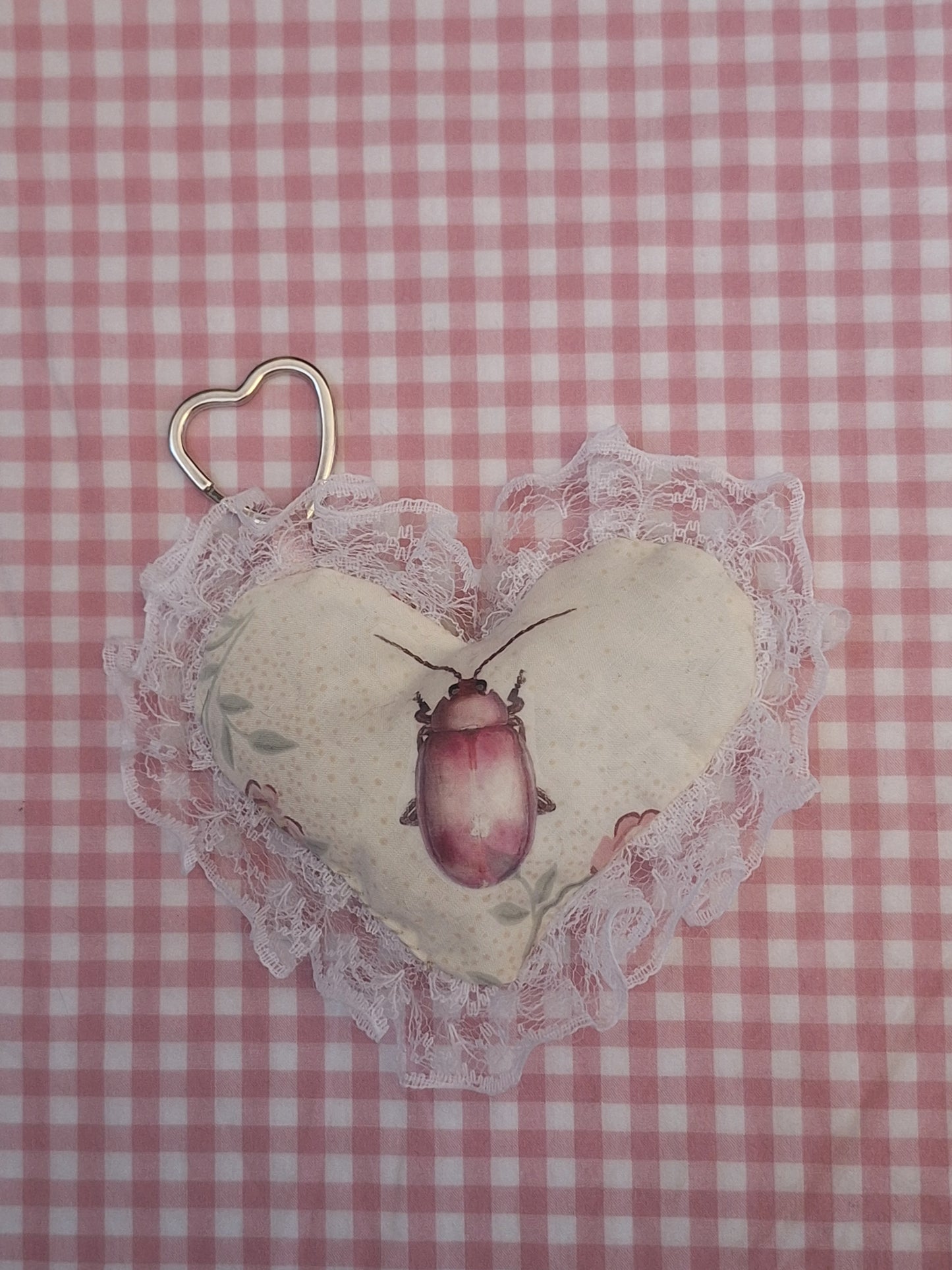 Pluszowy brelok serduszko