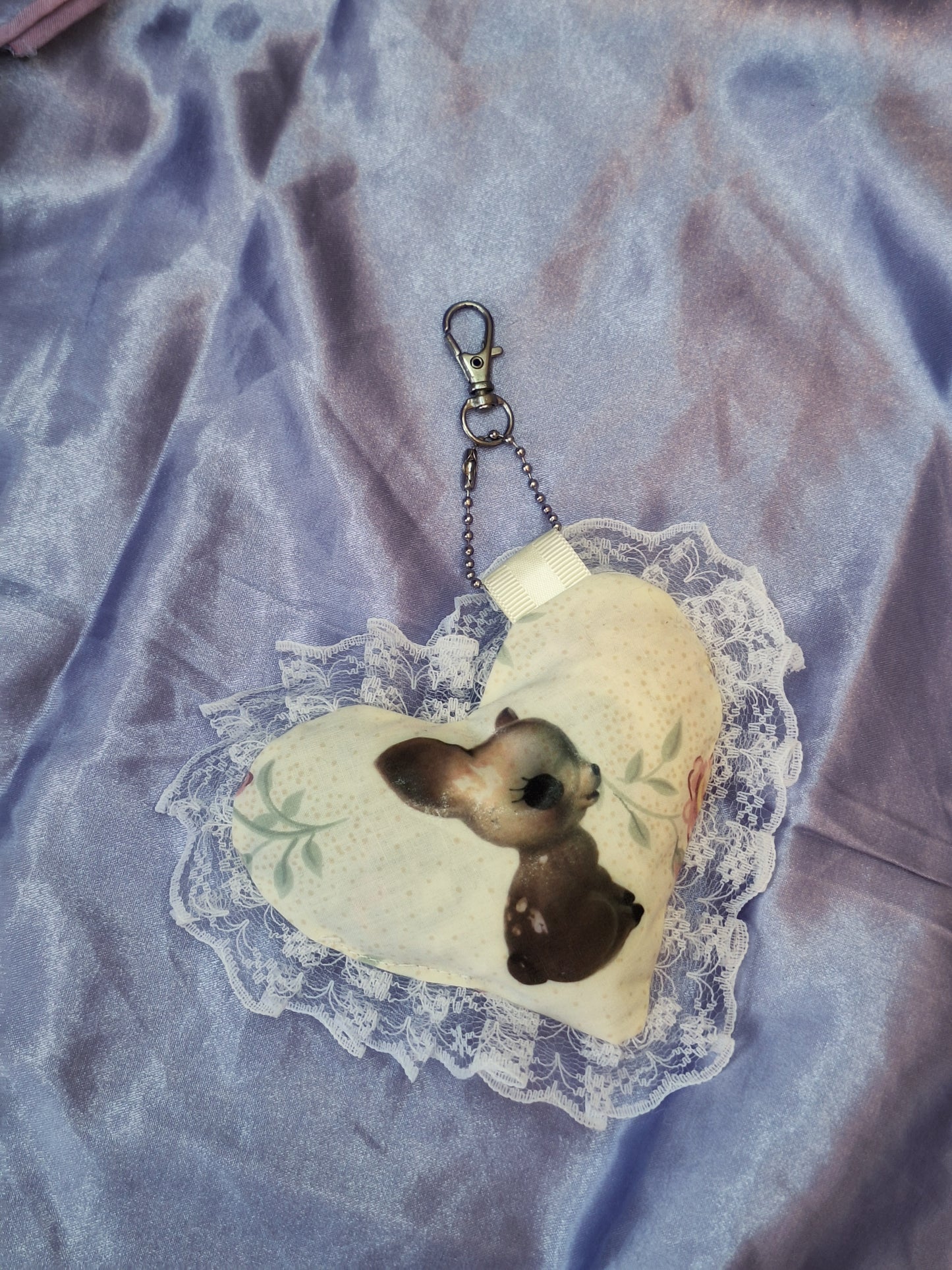 Pluszowy brelok serduszko