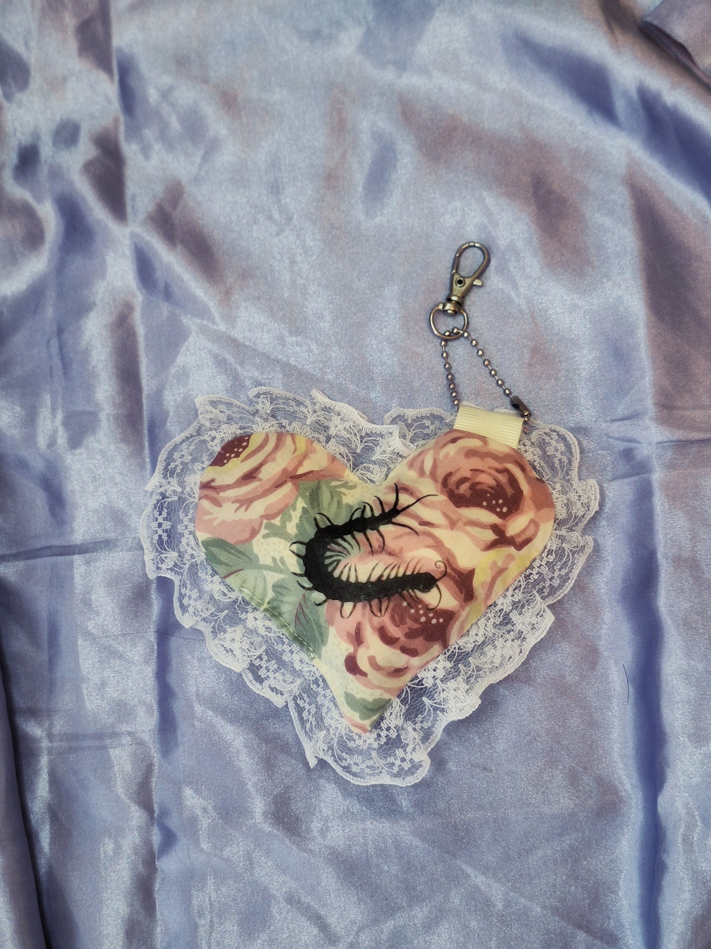 Pluszowy brelok serduszko