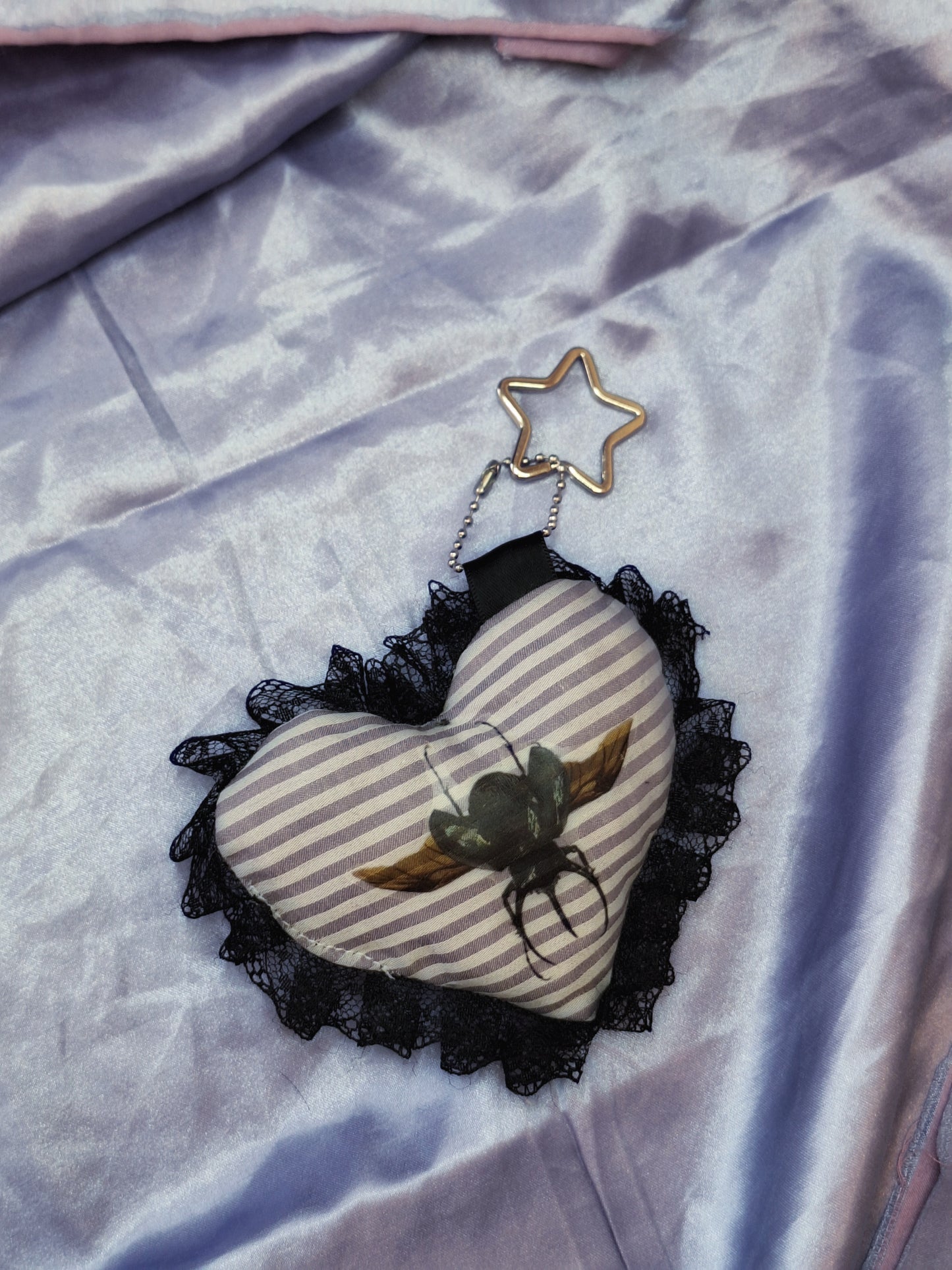 Pluszowy brelok serduszko