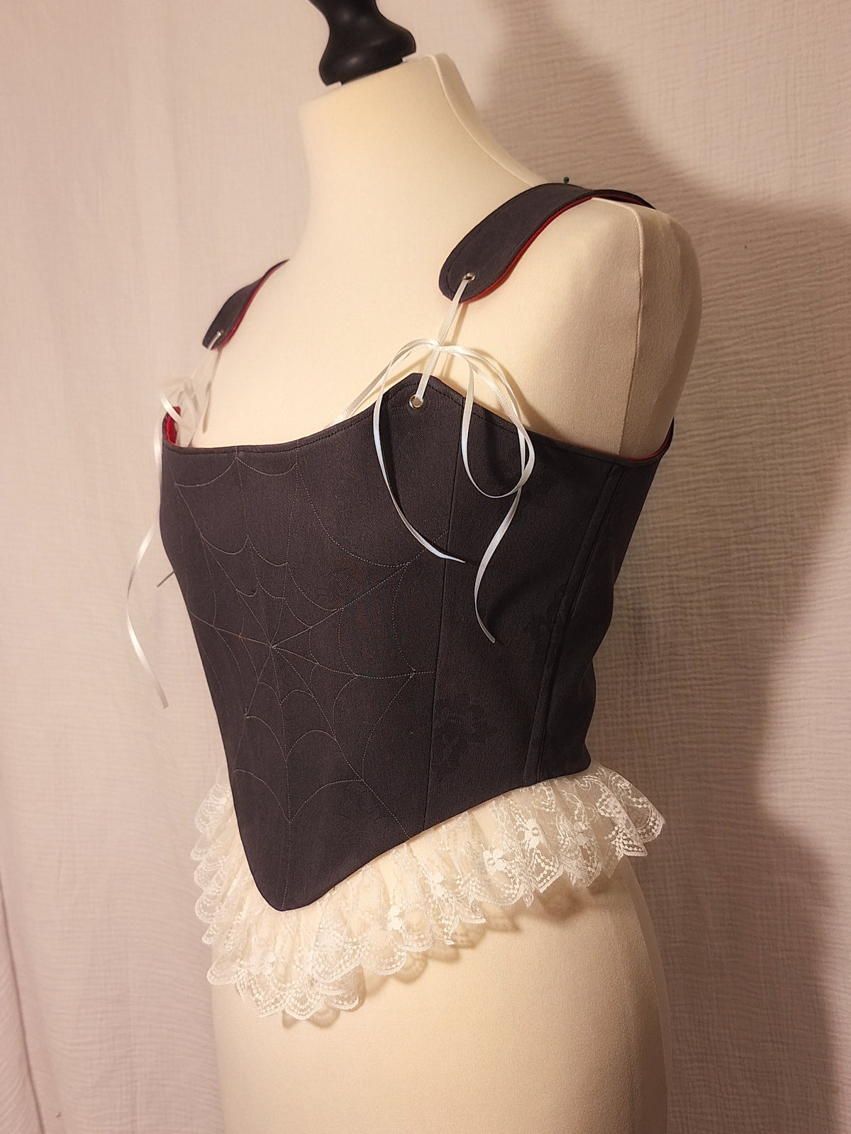 Gorset SPIDER WEB S/M