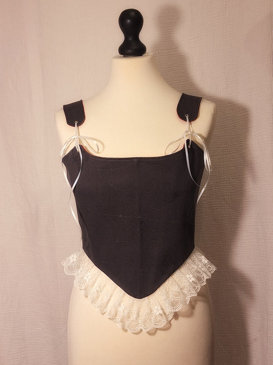 Gorset SPIDER WEB S/M