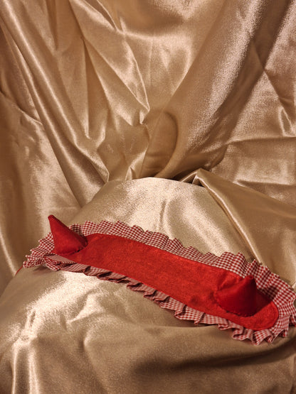 Headdress SATIN RED DEVIL