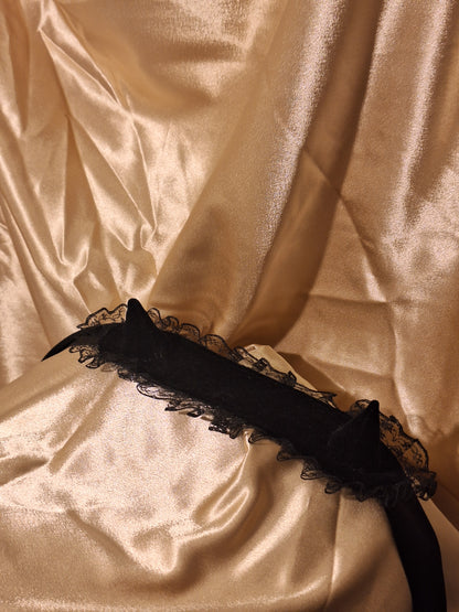Headdress BLACK VELVET DEVIL