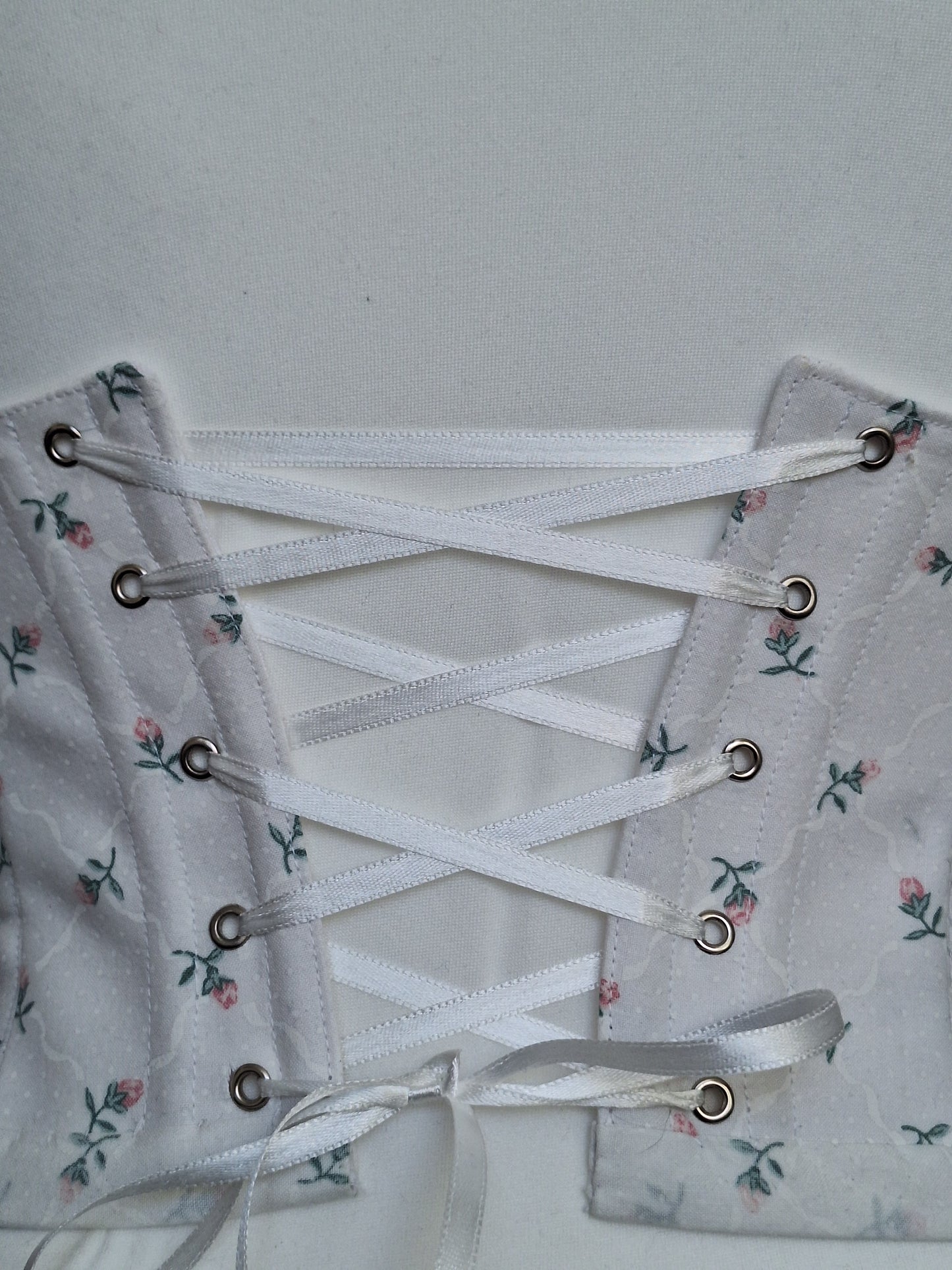 Gorset underbust w kwiatki XS/S