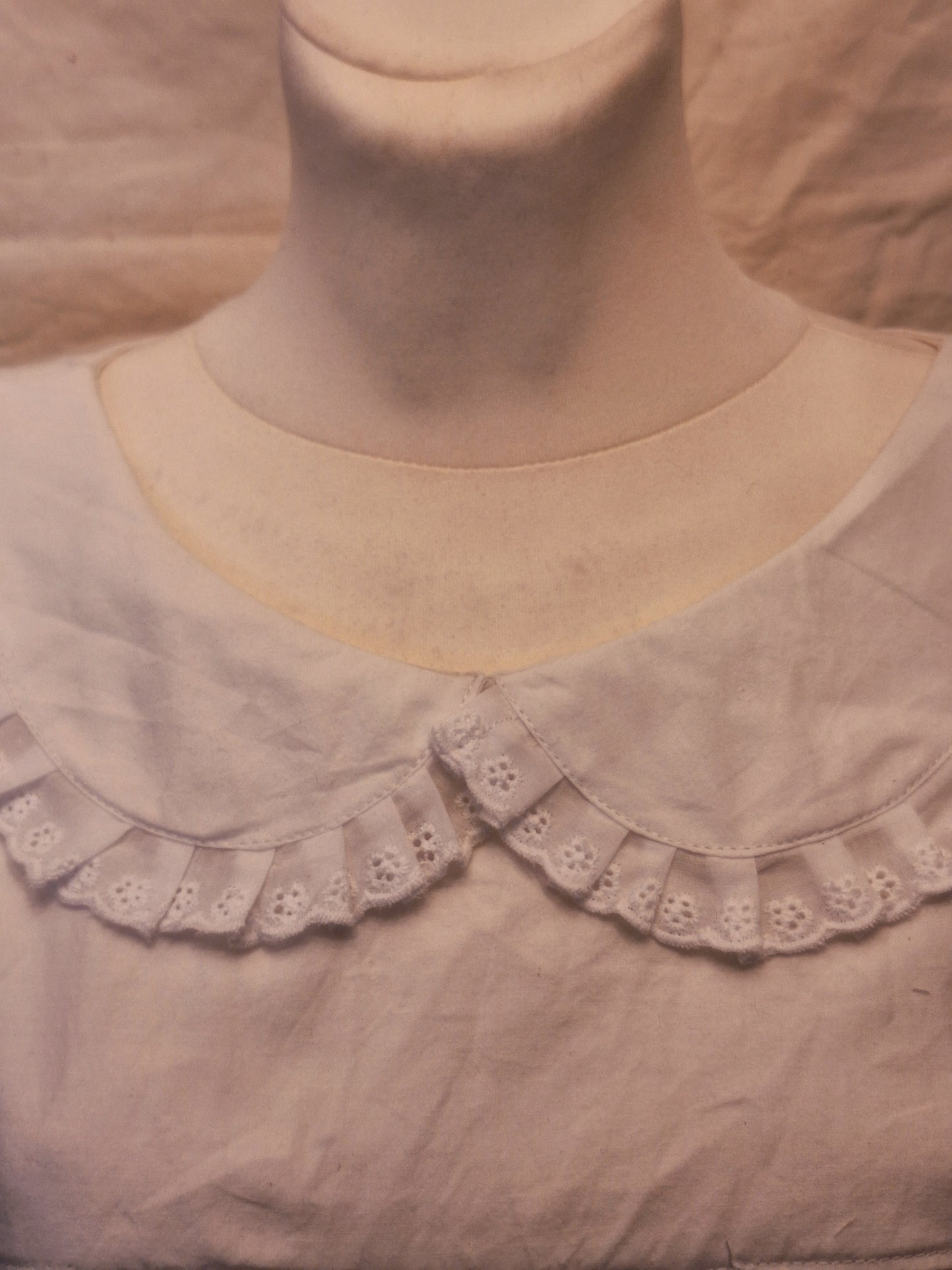 Sukienka babydoll biała