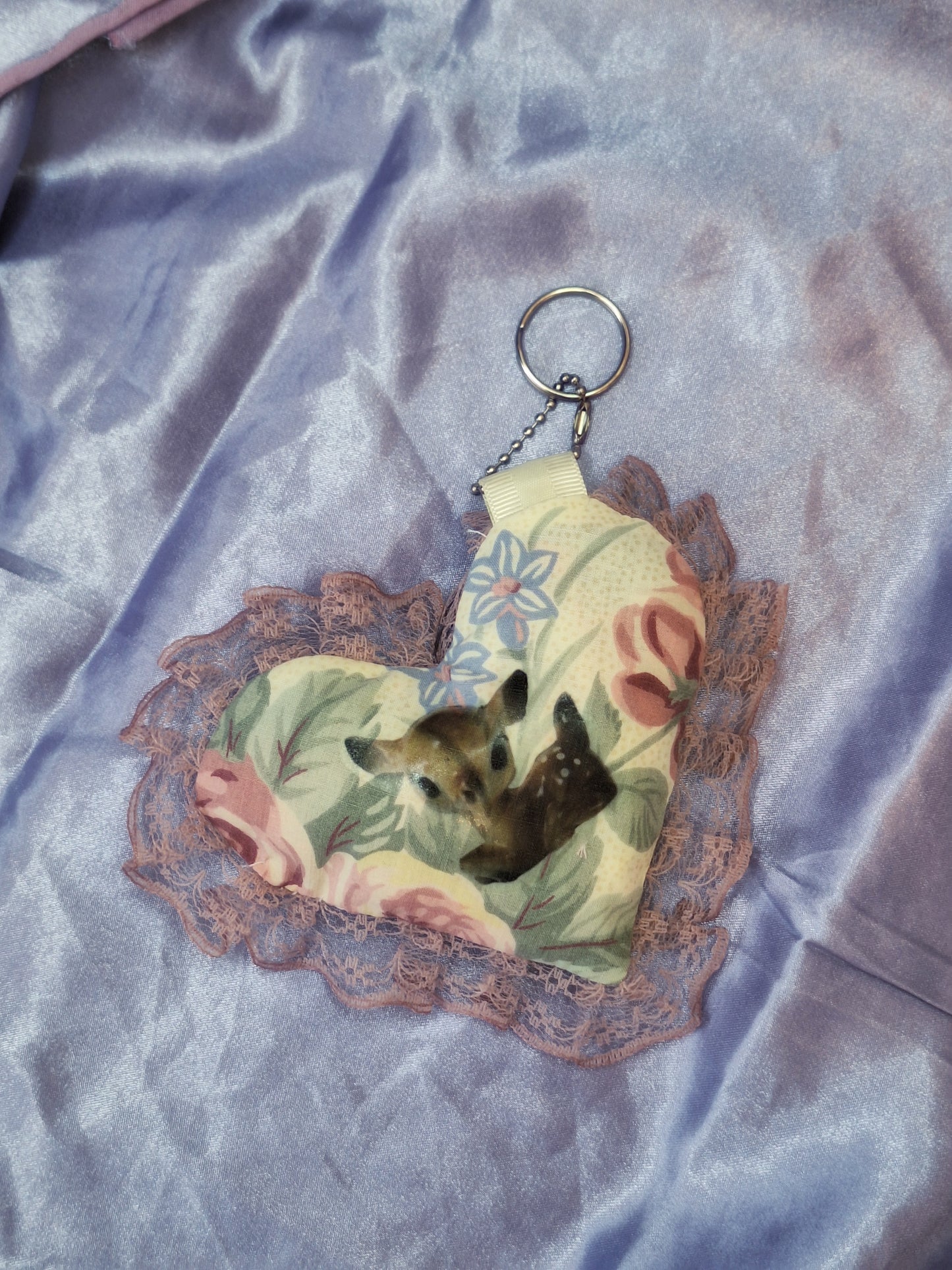 Pluszowy brelok serduszko