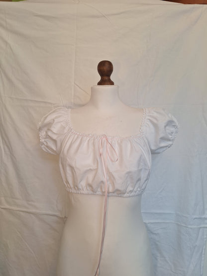 Top white/pink XS-M