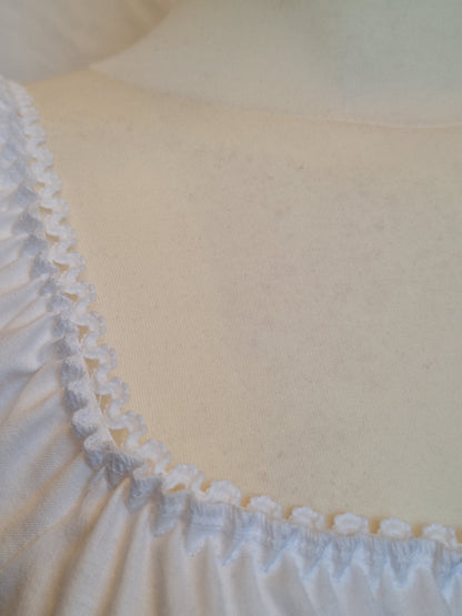 Sukienka milkmaid brązowa kratka S/M