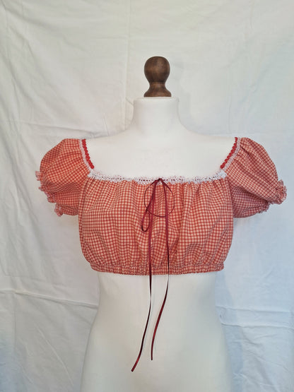 Top red/peach S/M