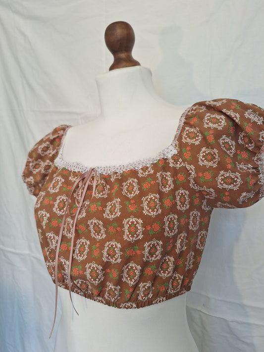 Top boho flowers XS-M