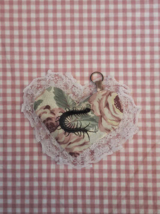 Pluszowy brelok serduszko