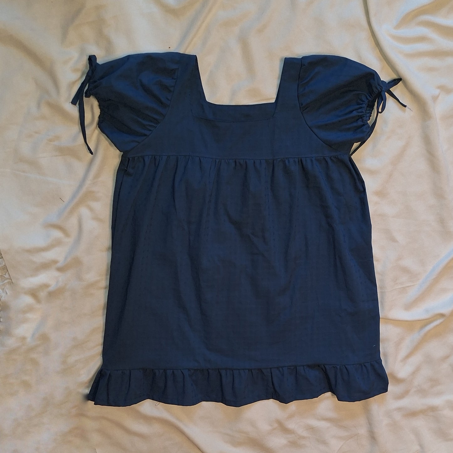 Sukienka babydoll granatowa