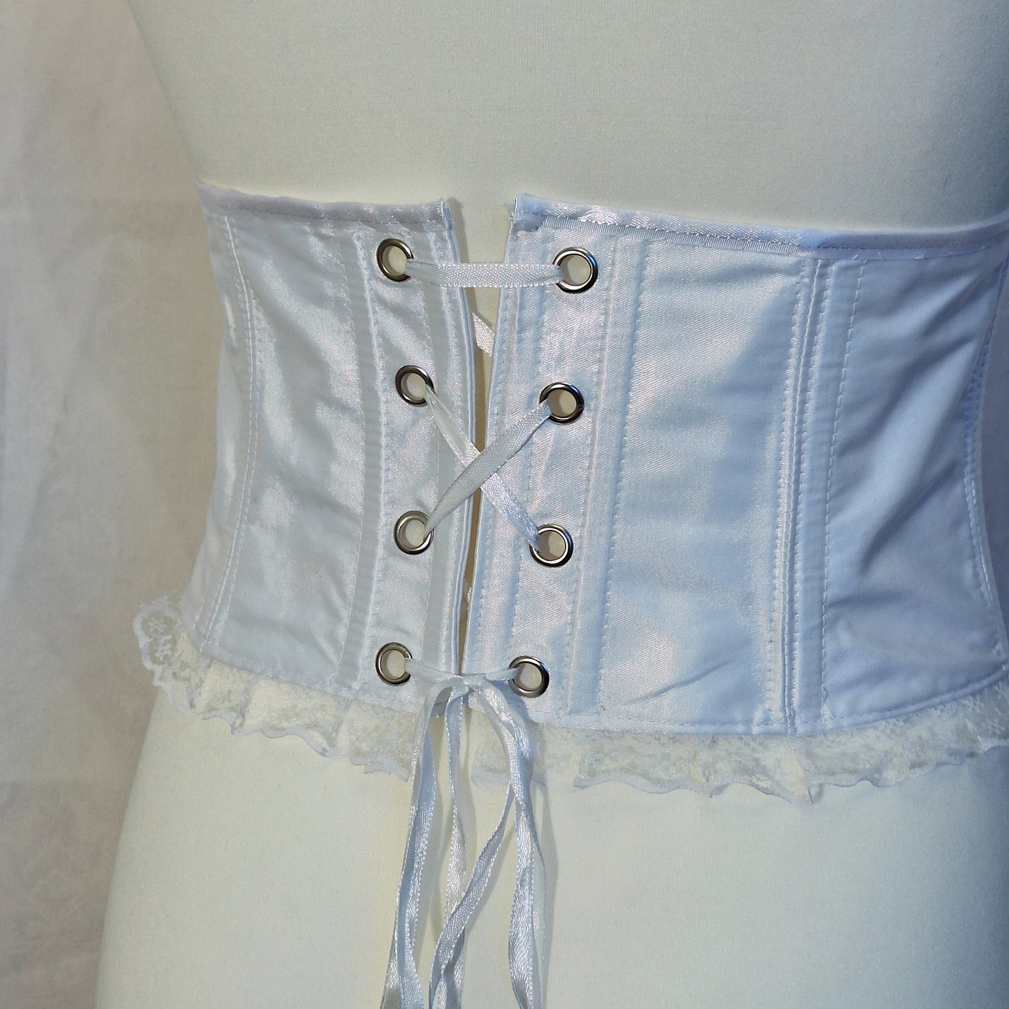 Gorset underbust biały