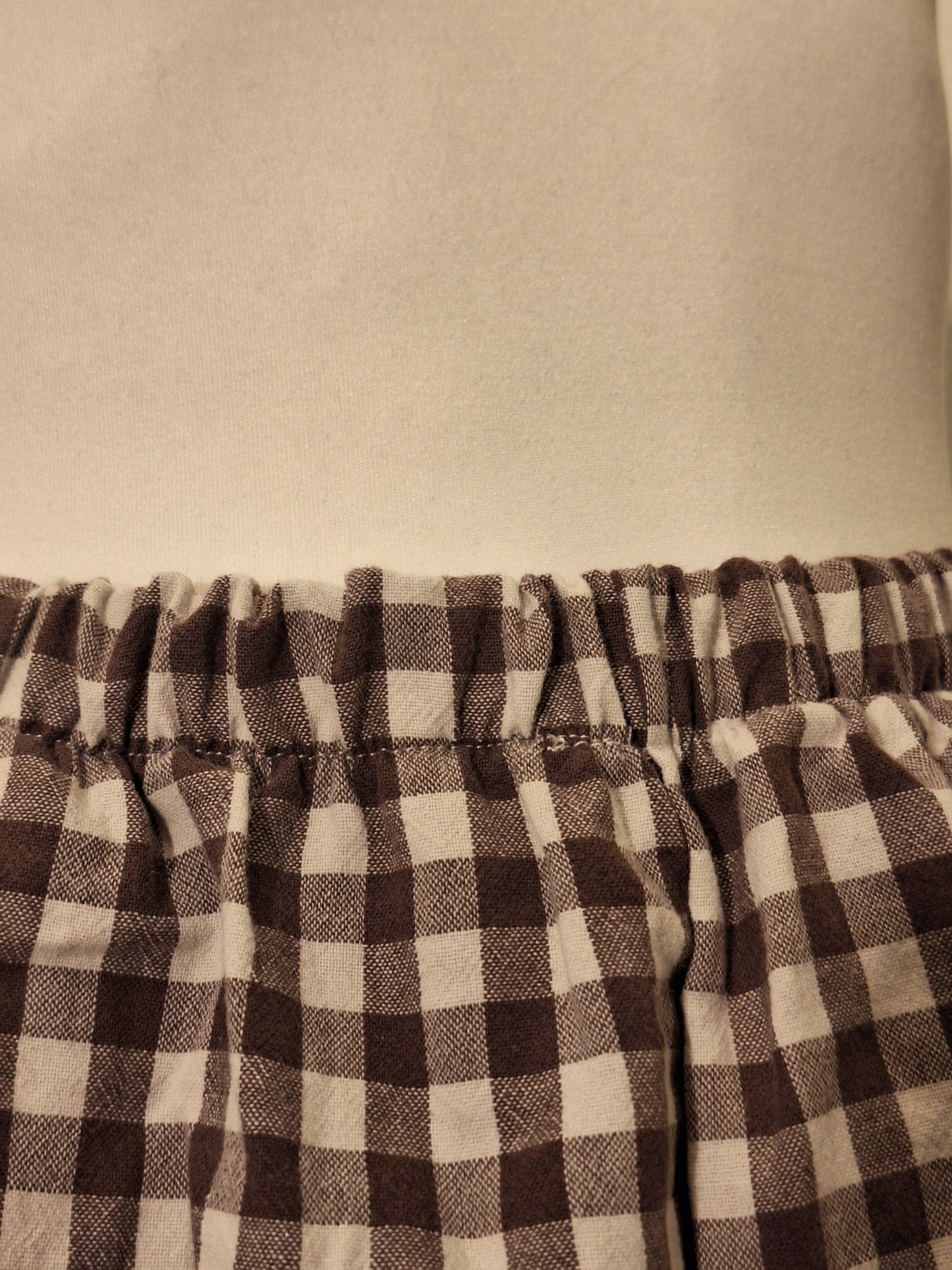 Bloomersy brązowa krata