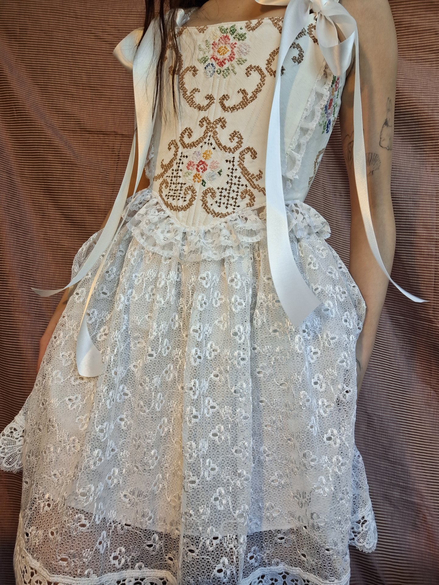 Gorset haftowany S/M