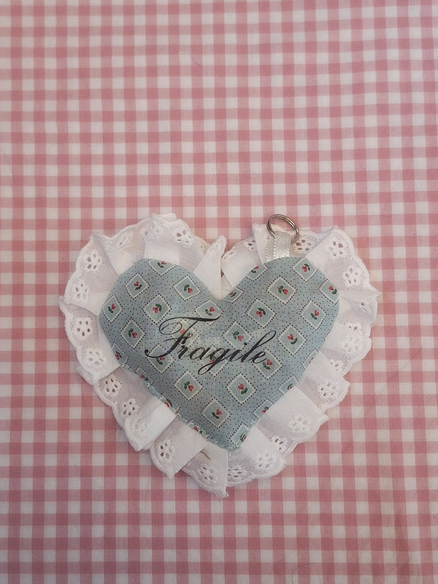 Pluszowy brelok serduszko