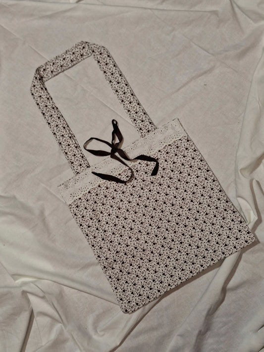 Torba w serduszka brązowa