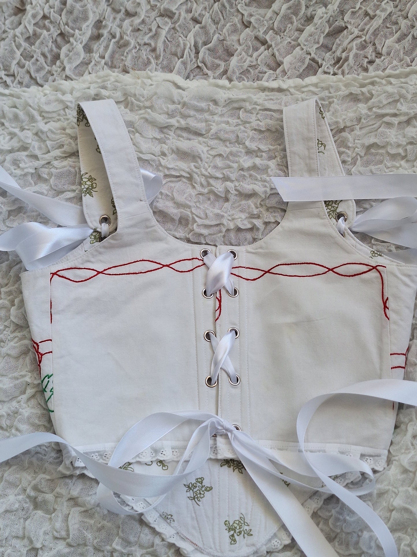 Gorset haftowany S/M