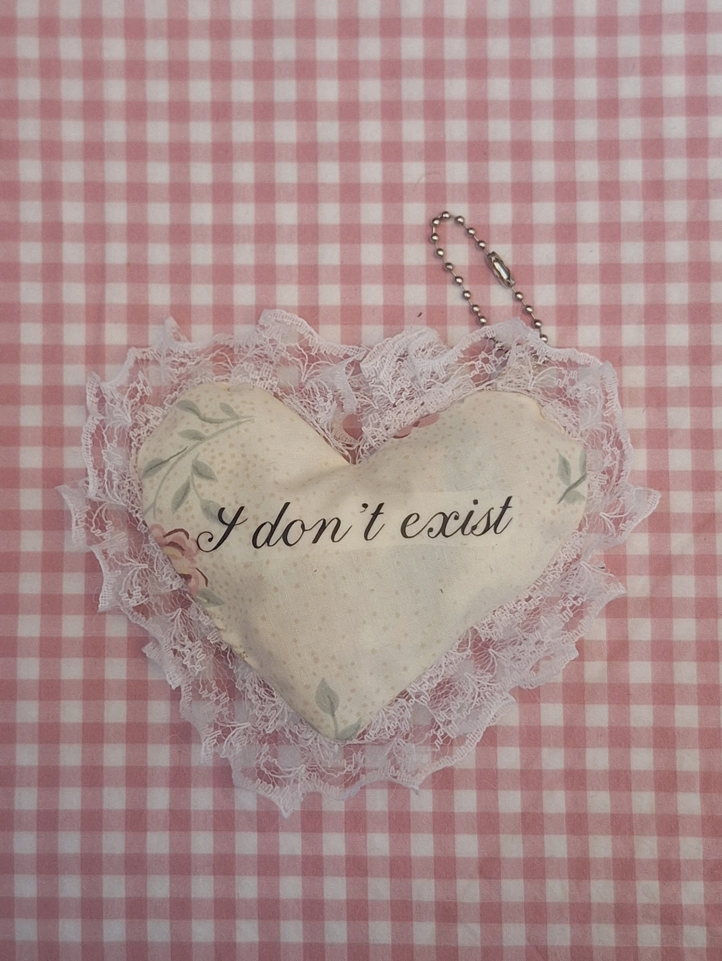 Pluszowy brelok serduszko