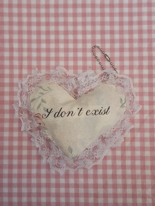 Pluszowy brelok serduszko