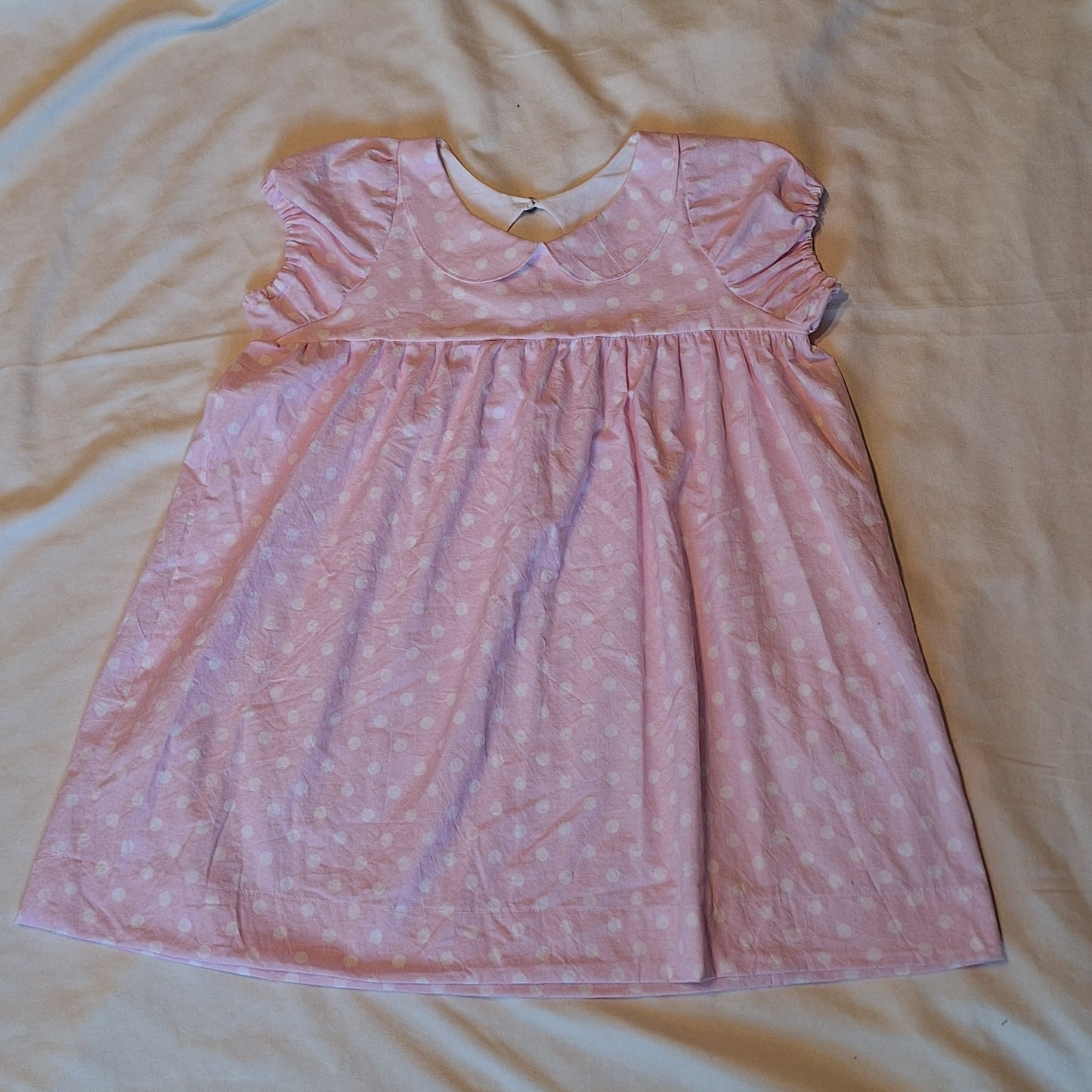 Sukienka babydoll w kropki