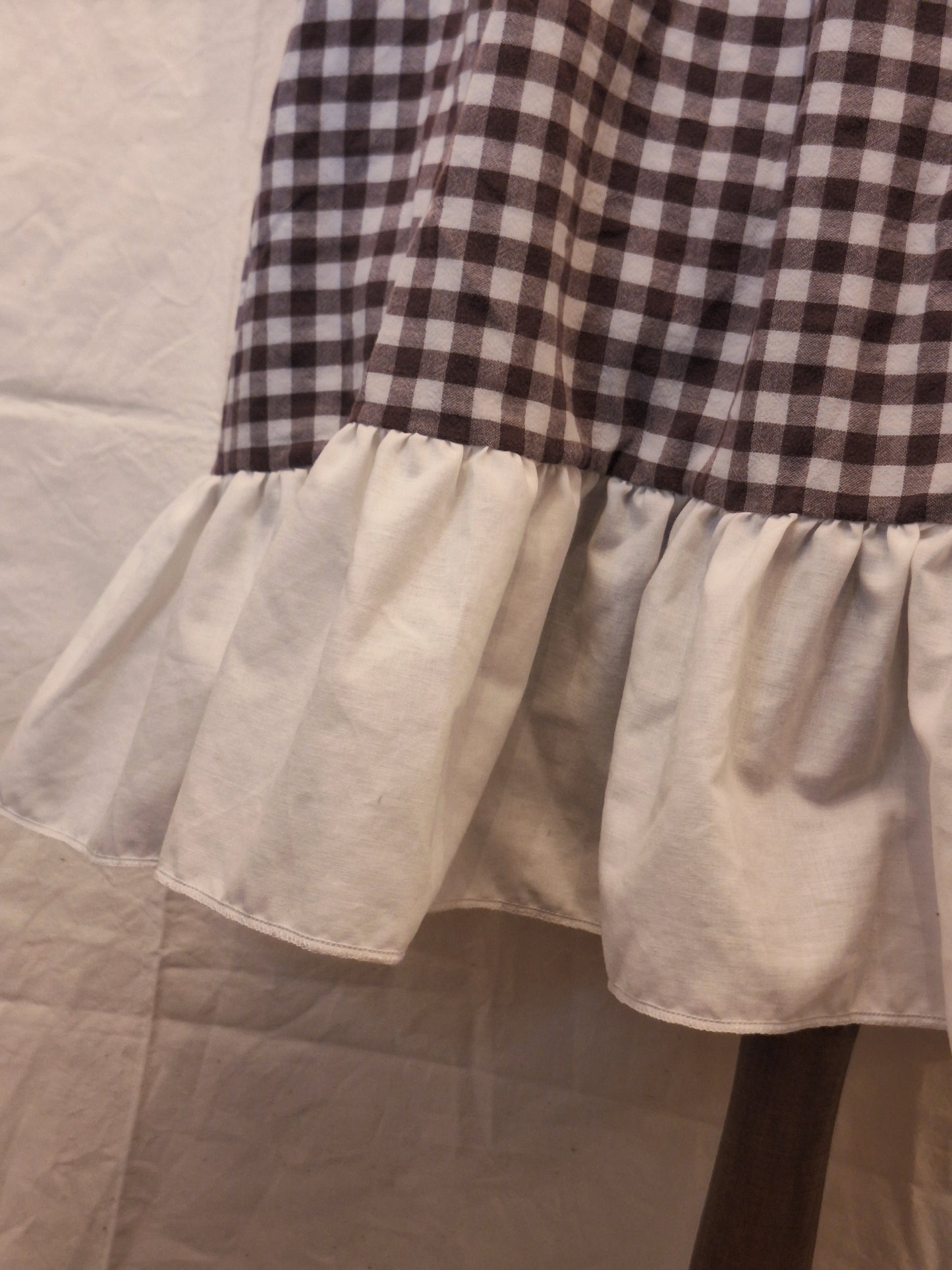 Sukienka babydoll w kratkę