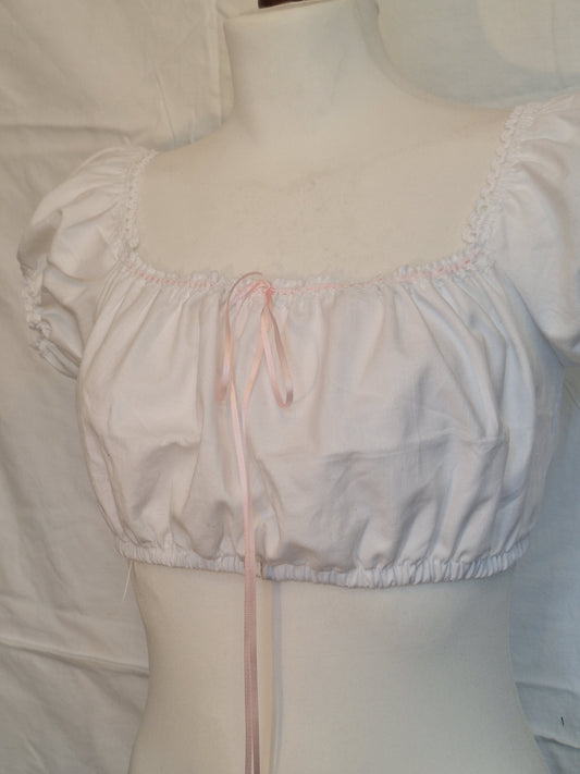 Top white/pink XS-M