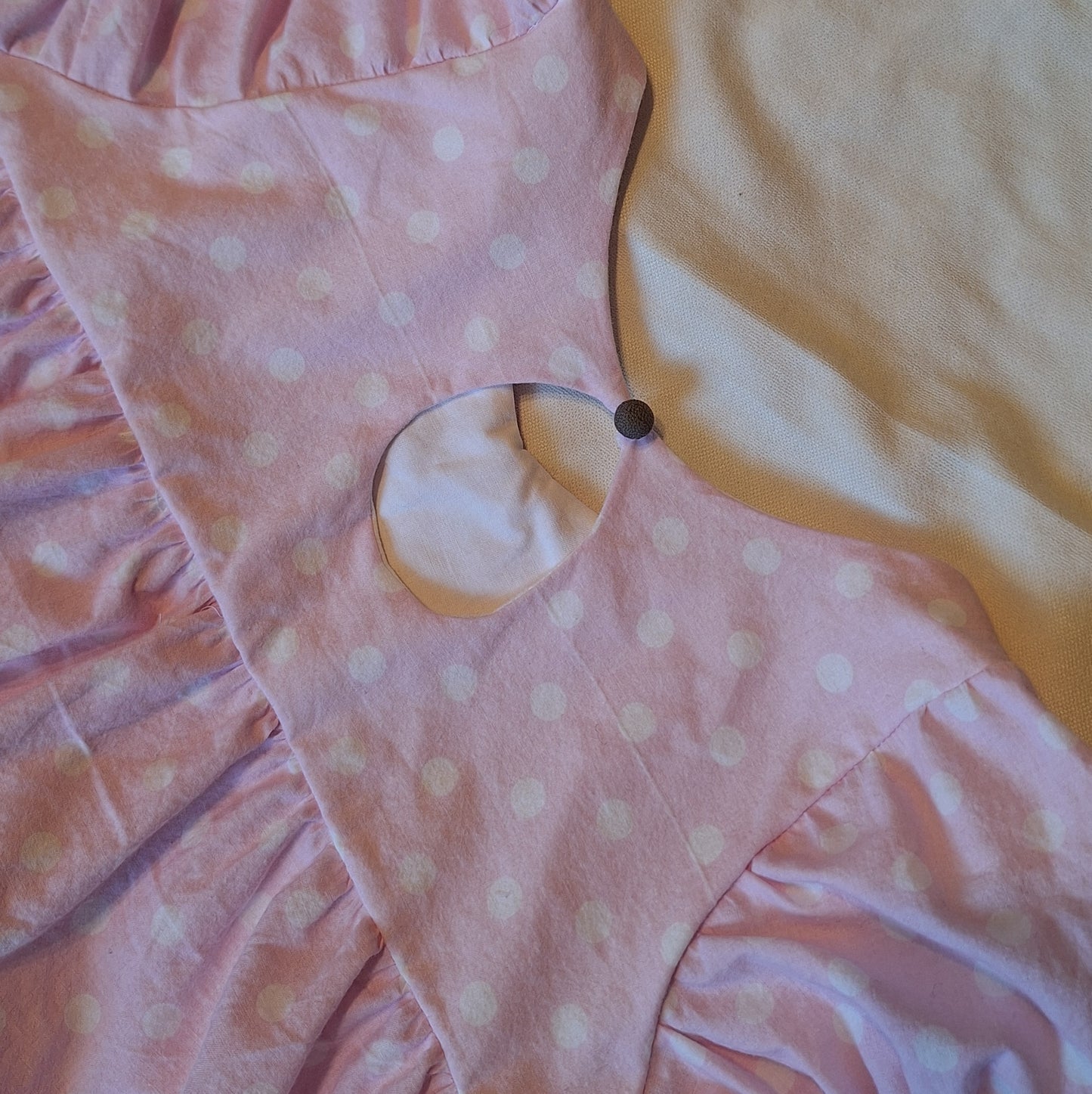 Sukienka babydoll w kropki