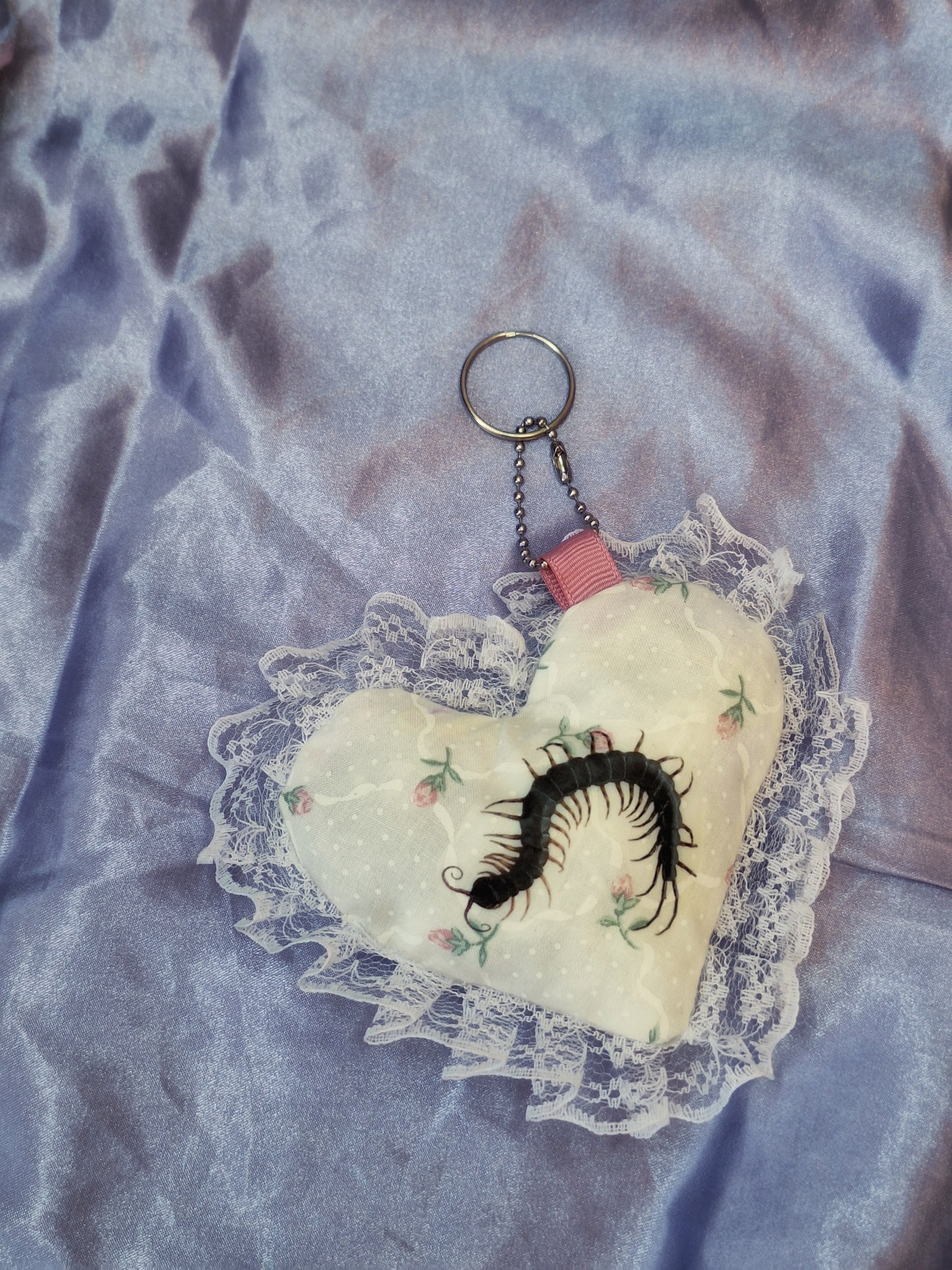 Pluszowy brelok serduszko