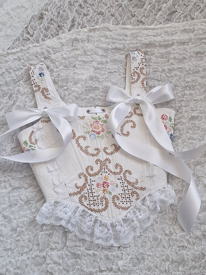 Gorset haftowany S/M
