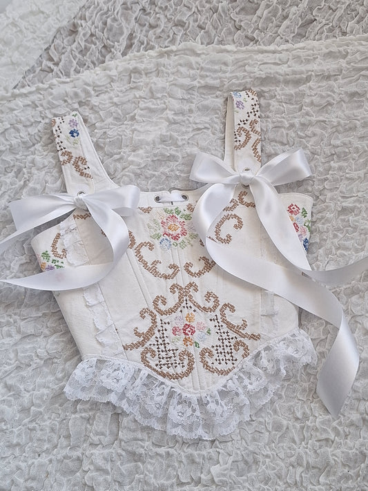 Gorset haftowany S/M