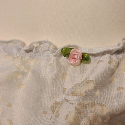 Lace bloomer panties