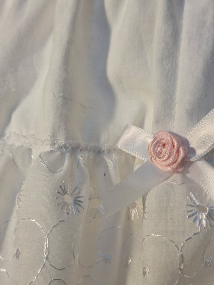 Bloomerso-spódniczka white//small rose M/L