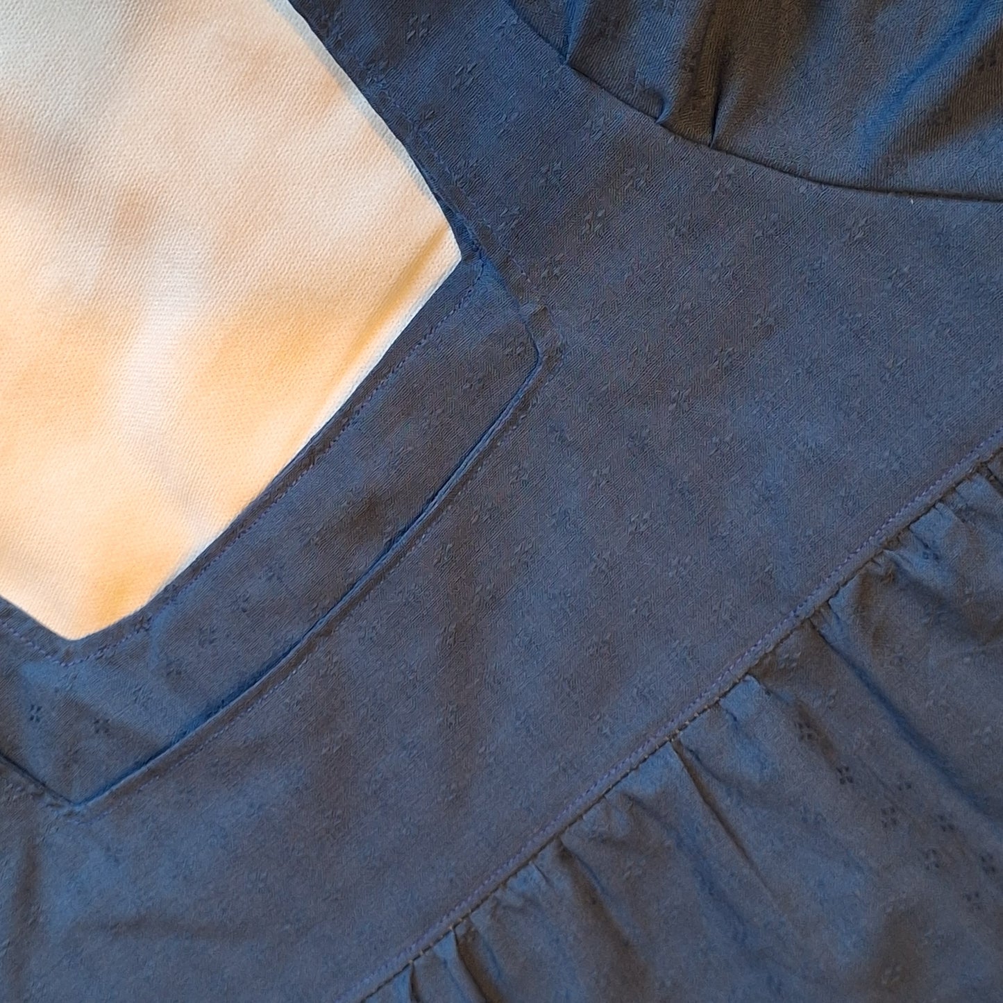Sukienka babydoll granatowa