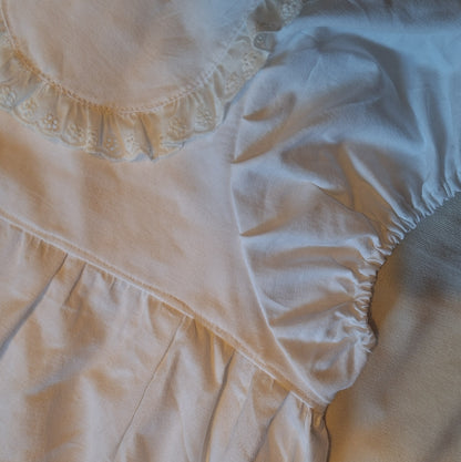 Sukienka babydoll biała