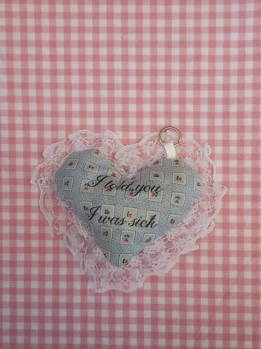 Pluszowy brelok serduszko