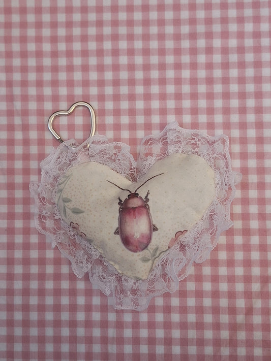 Pluszowy brelok serduszko