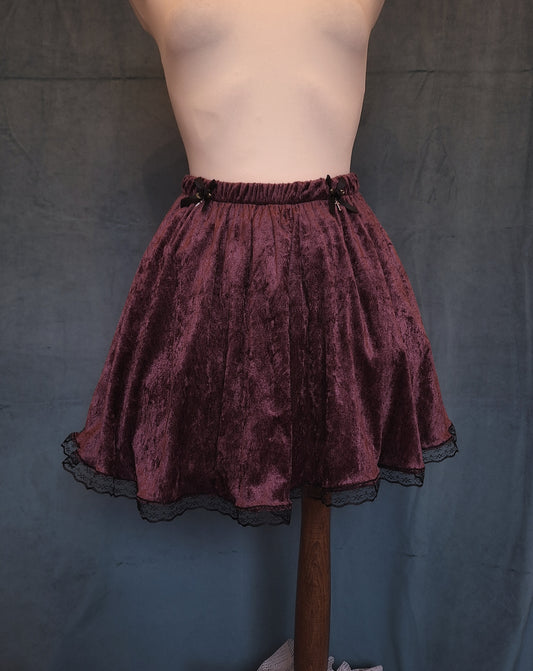 Spódniczka welurowa