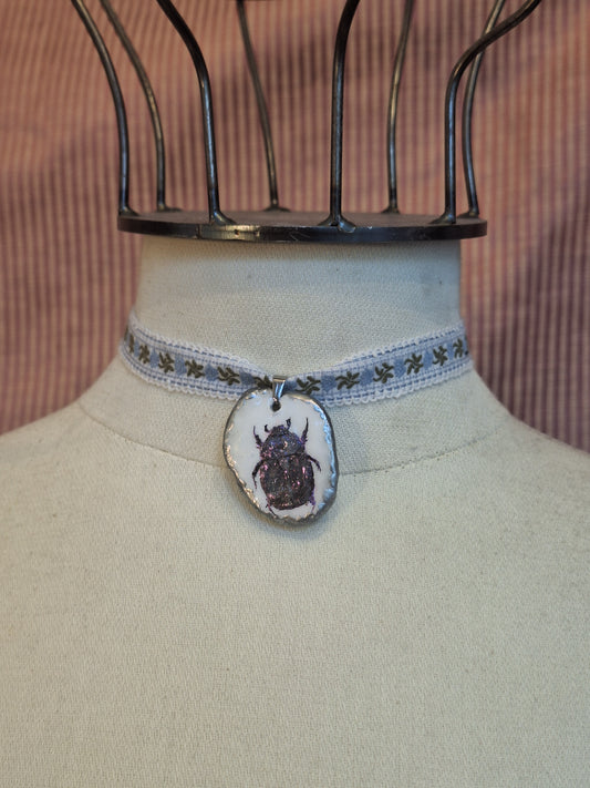 Naszyjnik choker BEETLE