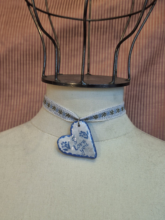 Naszyjnik choker PORCELAIN