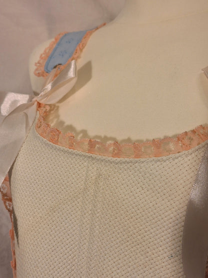 Corset with floral embroidery