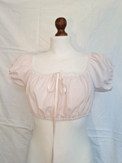 Top pastel peach pink S/M
