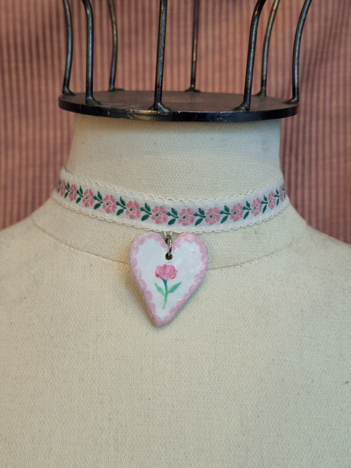 Naszyjnik choker FLOWER