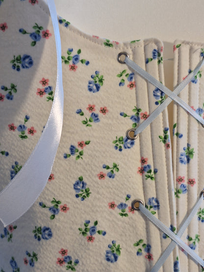 Gorset w kwiatki S/M