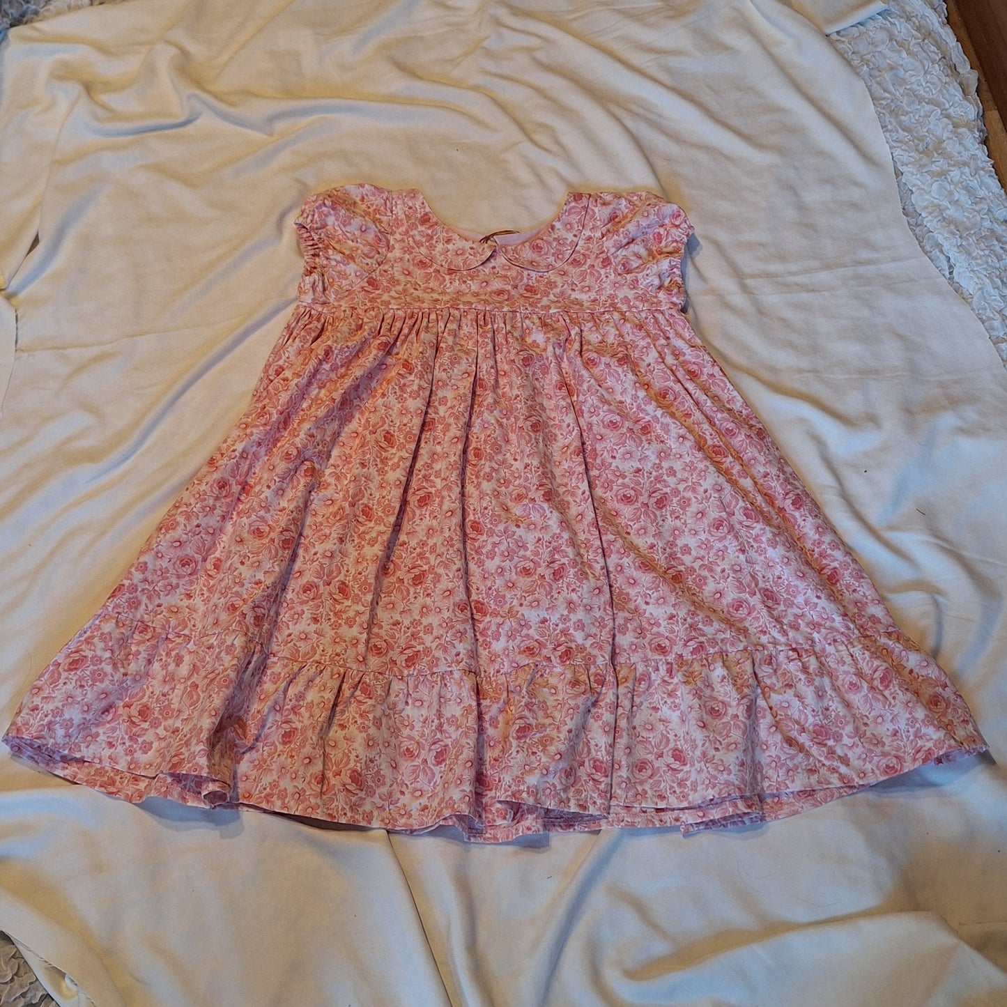 Sukienka babydoll w kwiatki