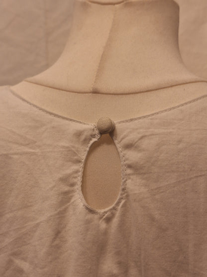 Bluzka babydoll biała